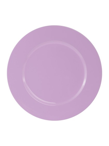SHINY LILAC PP CHARGER PLATE DIA 33CM