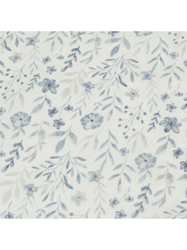 TISCHLÄUFER FLORAL VOILE VINTAGE BLAU 28CM X 3M