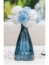 6 MINI HORTENSIEN BLAU CIEL CA. 10CM X 4CM X 14CM