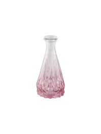 MINI VASE ALEXANDRINE GLAS DEGRADE ROSA BLUSH DIA 5CM X 10.7CM