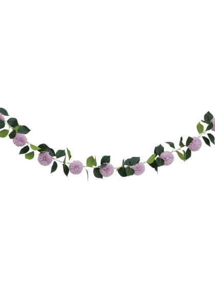 LILAC DAHLIA GARLAND 220CM