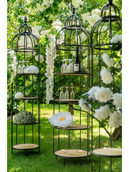 BRANCH WITH WHITE HYDRANGEA FLOWERS 170CM X 20CM X 5CM