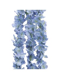 BRANCH WITH BLUE HYDRANGEA FLOWERS 170CM X 20CM X 5CM