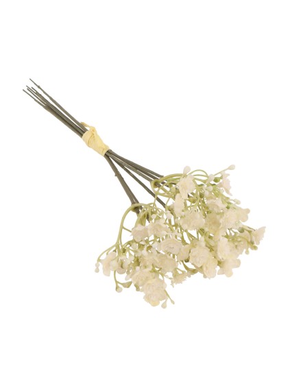 BUNCH 6 WHITE GYPSOPHILIA DIA 12CM X 24CM