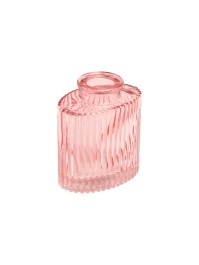 NYMPHEA PINK HELIOS GLASS VASE 7CM X 4.5CM X 8CM 