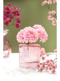 NYMPHEA PINK HELIOS GLASS VASE 7CM X 4.5CM X 8CM 