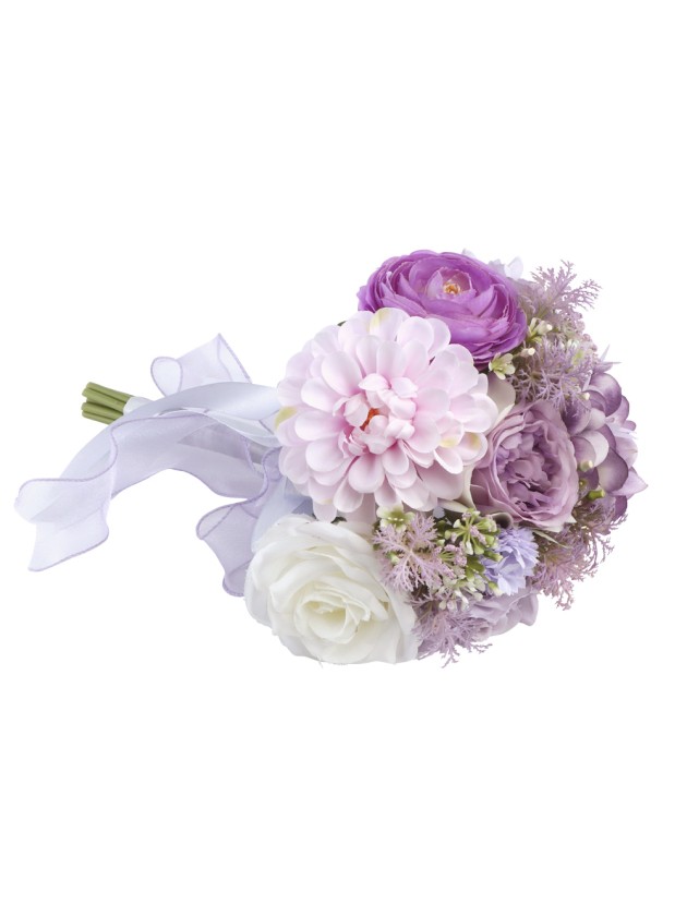 BLUMENSTRAUSS BUTTERLFY PURPUR / LAVENDEL / VIOLETT DIA 20CM X 32CM