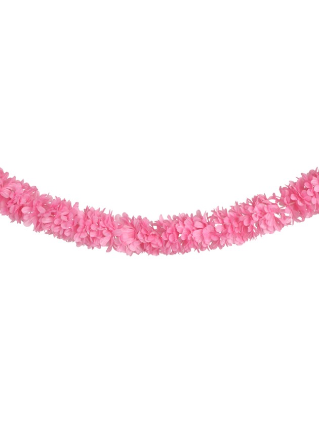GUIRLANDE FLEURS ROSES DIA 9CM X 220CM