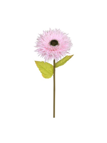RIESEN-ROSA GERBERA AM STIEL DIA 25CM X 85CM