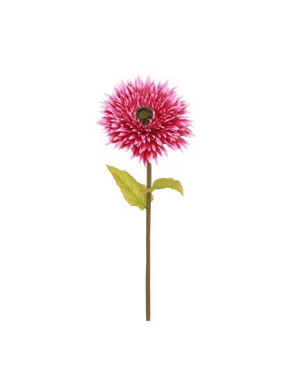 GERBERA GEANT ROSE FUCHSIA SUR TIGE DIA 25CM X 85CM