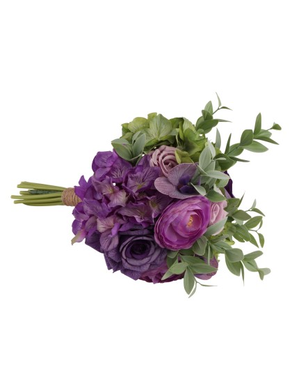 BLUMENSTRAUSS LADY VIOLET DIA 21CM X 32CM