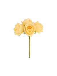 MINI BLUMENSTRAUSS GELB 9CM X 7CM X 12CM