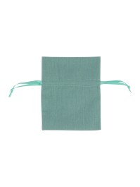 SET 4 BOURSES COTON EUCALYPTUS 8CM X 10.5CM
