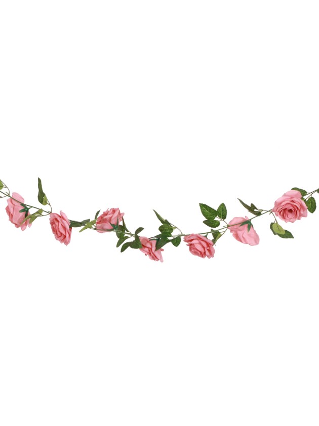 GARLAND PINK ROSES 220CM X 15CM X 9CM