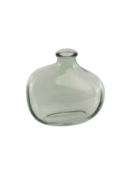 MINZGRÜN GLASVASE AURA 11CM X 6CM X 10CM
