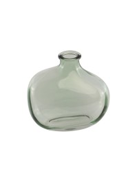 VASE VERRE AURA SOFT MINT 11CM X 6CM X 10CM