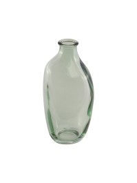 SOFT MINT GLASS VASE NEBULA 7.2CM X 5.6CM X 15CM