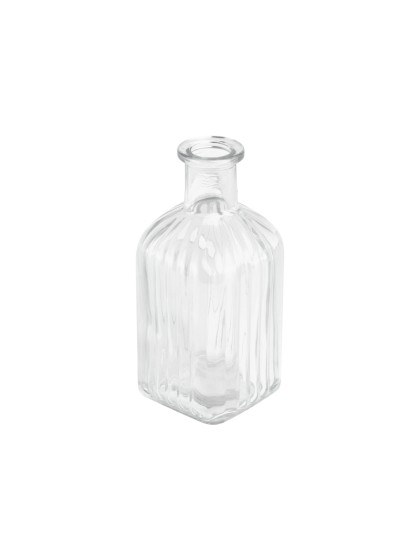 TRANSPARENT GLASVASE MARGOT 6.3CM X 6.3CM X 13.5CM