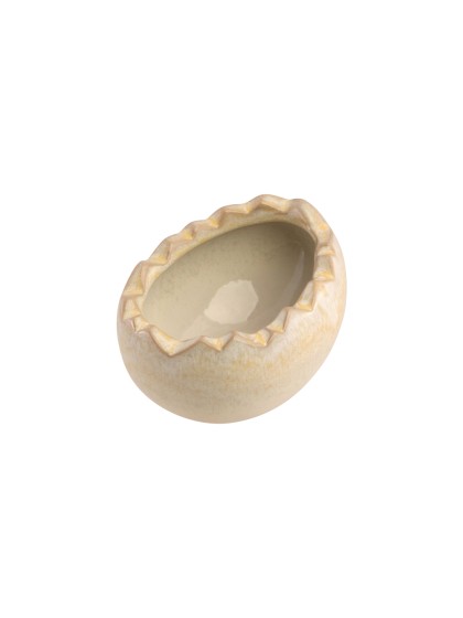 KERAMIK-EIERTOPF 12.5CM X 10CM X 6.4CM