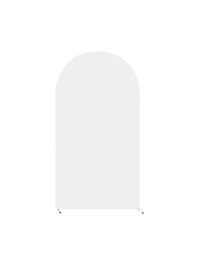 HOUSSE SPANDEX POUR ARCHE ARRONDIE BLANCHE 1M X 2M