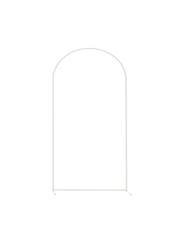ARCHE FORME PORTE METAL BLANC 1M X 2M