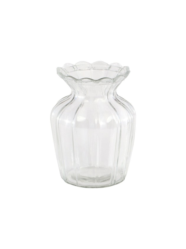 VASE VERRE ALCEA TRANSPARENT DIA 11.8CM X 15.2CM