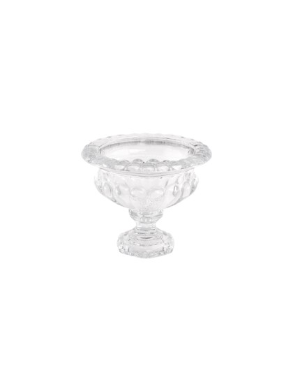 RUND VASE GLAS FLORENCE TRANSPARENT DIA 19.5CM X 16CM
