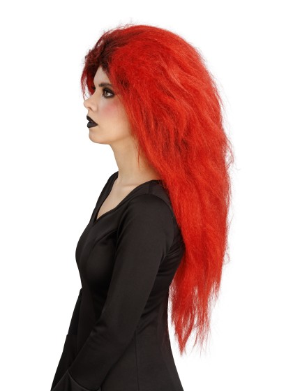 PERRUQUE DE SORCIERE CHEVEUX ROUGES 65CM