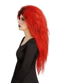 PERRUQUE DE SORCIERE CHEVEUX ROUGES 65CM
