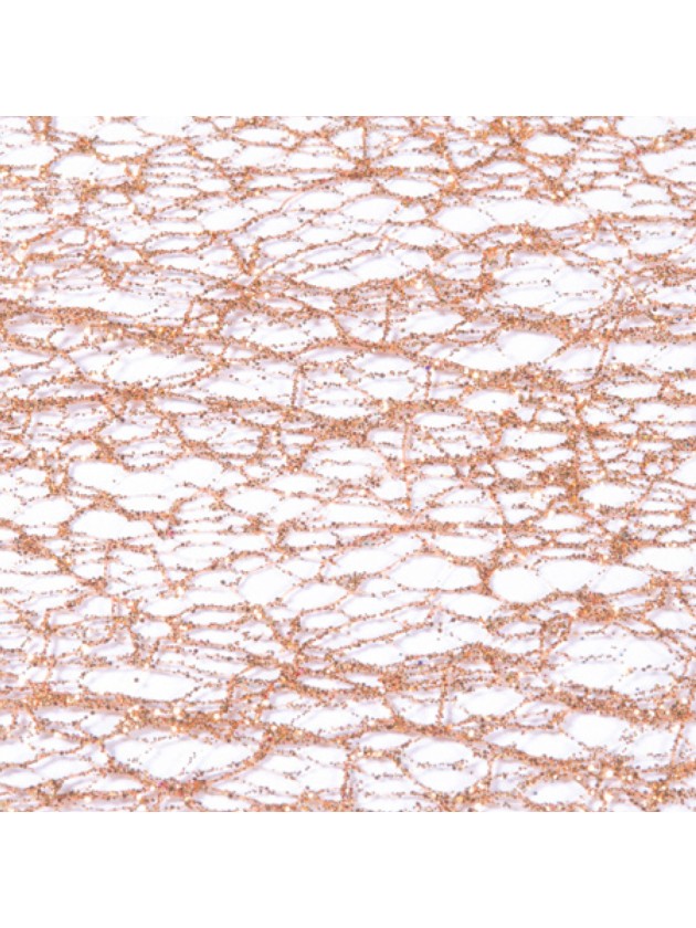 TISCHLÄUFER GLITTER GOLD ROSA 30CM X 5M