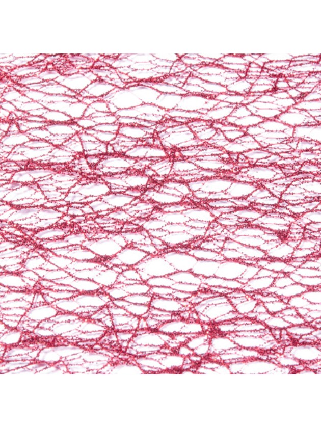 RED GLITTERED TABLE RUNNER 30CM X 5M