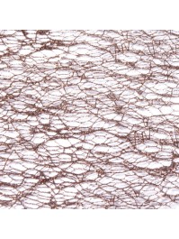 CHOCOLATE GLITTERED TABLE RUNNER 30CM X 5M