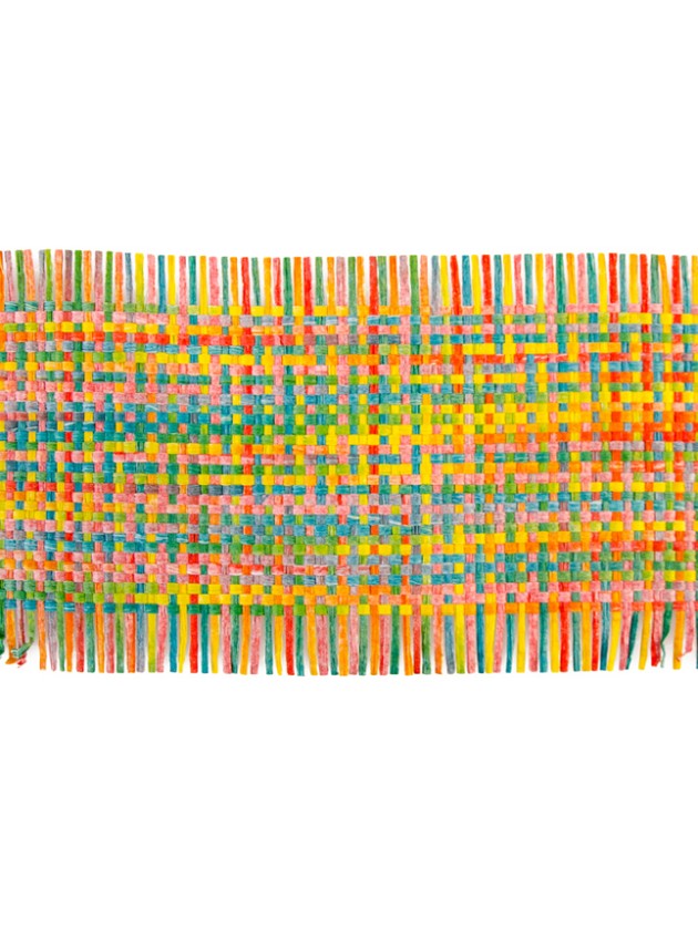 MULTICOLORED TABLE RIBBON 12CM X 3M