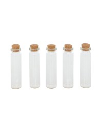 BEUTEL 5 REAGENZGLAS. DIA 2.2CM X 7.4CM