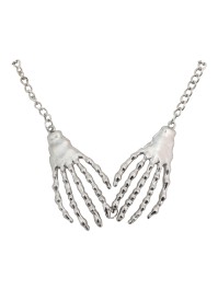 COLLIER MAINS SQUELETTE 