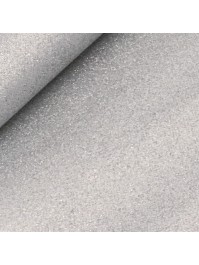SILVER 10GSM GLITTER NON WOVEN TABLE RUNNER PREMIER QUALITY 30CM X 5M
