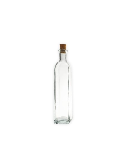 SQUARE VASE 18CM