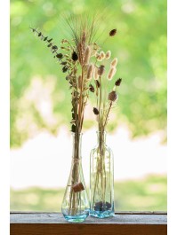 EINZELBLUMENVASE QUADRATISCH 18CM