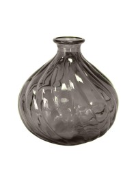 VASE BELLA GRIS QUARTZ DIA 17CM X 17CM