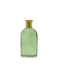 MINI FLAKON ROSY GRÜN OLIVE GOLD DIA 6.5CM X 13CM