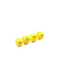 BOX OF 4 YELLOW CHICKS 4.5CM