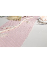 IVORY TOUCH OF WIND TABLECLOTH 140CM X 240CM