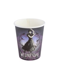 8 BECHER 250ML PLASTIC FREE MITTWOCH - WEDNESDAY © DIA 5.2CM X 8.8CM / DIA HAUT 7.5CM