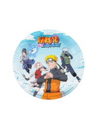 8 TELLER PLASTIC FREE NARUTO SHIPPUDEN © 18CM