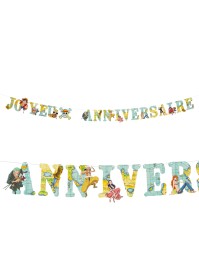 GUIRLANDE JOYEUX ANNIVERSAIRE ONE PIECE © 250CM X 16CM