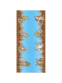 CHEMIN DE TABLE TISSU ASTERIX® 28CM X 3M