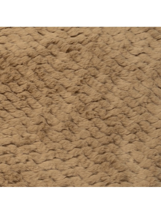 DARK BROWN TEDDY TABLE RUNNER 30CM X 3M