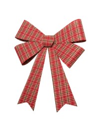 1 SCHLEIFE TARTAN RIESEN 71CM X 86CM