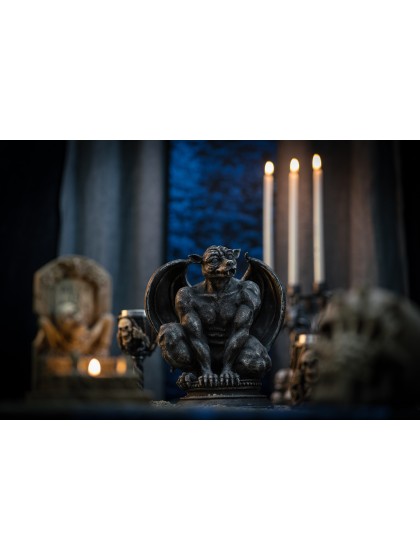 GARGOYLE POLYRESIN STATUE 25CM X 28CM