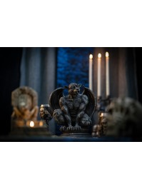 GARGOYLE POLYRESIN STATUE 25CM X 28CM